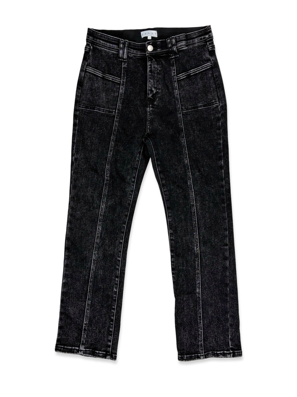 Saige All Nighter Mid Rise Slim Straight Stretch Ankle Jeans